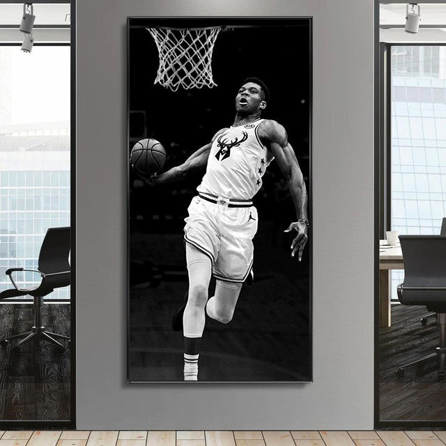 Giannis Antetokounmpo Wall Art