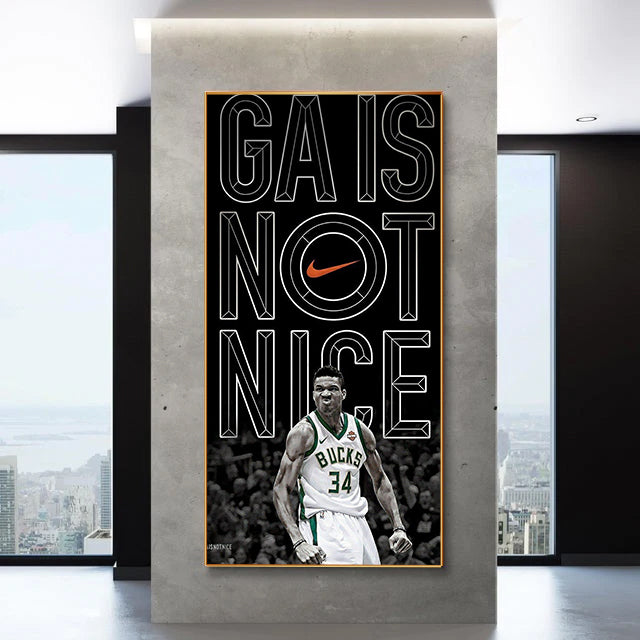 Giannis Antetokounmpo Wall Art