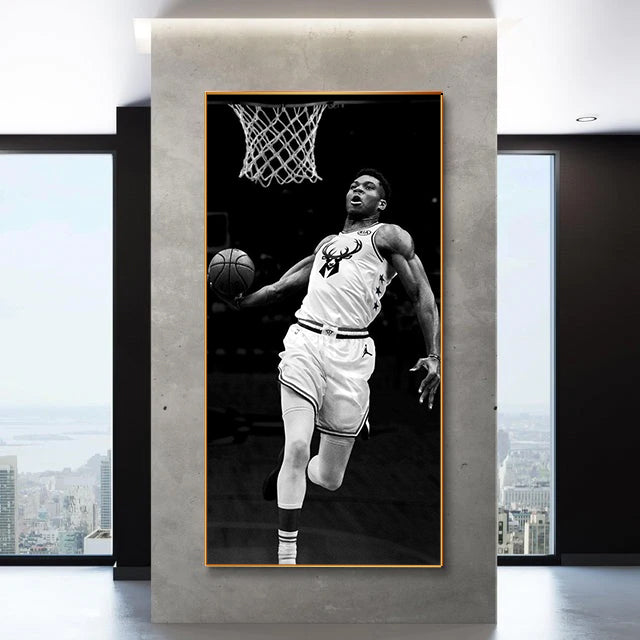 Giannis Antetokounmpo Wall Art