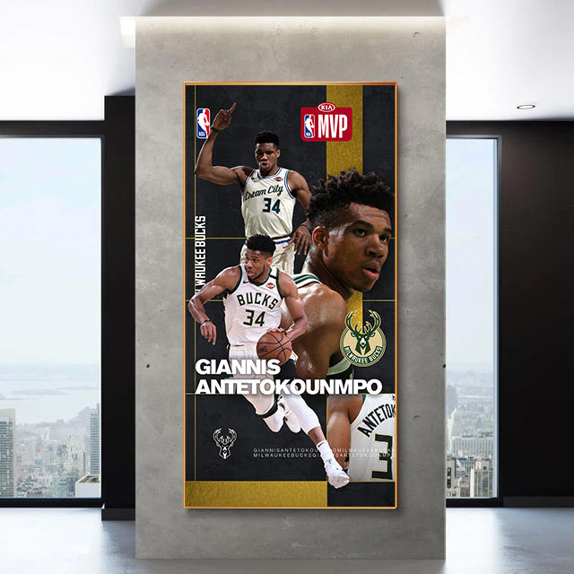 Giannis Antetokounmpo Wall Art