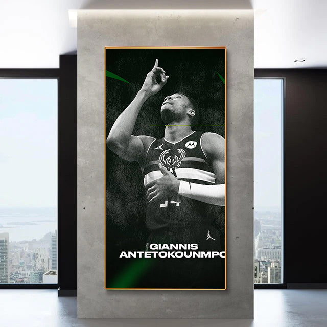 Giannis Antetokounmpo Wall Art
