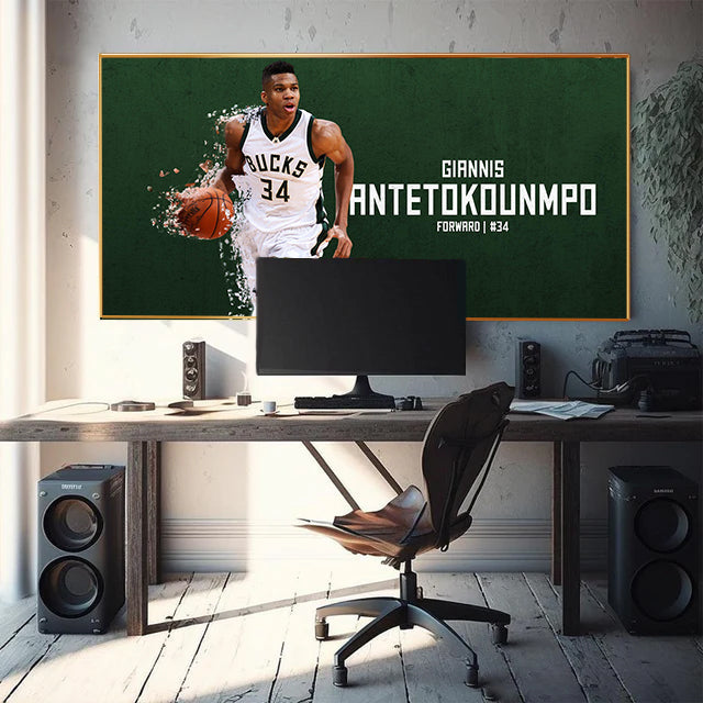 Giannis Antetokounmpo Wall Art