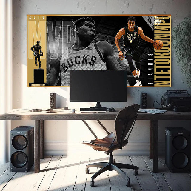 Giannis Antetokounmpo Wall Art