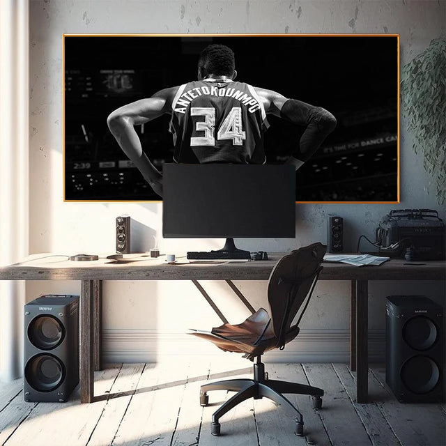 Giannis Antetokounmpo Wall Art