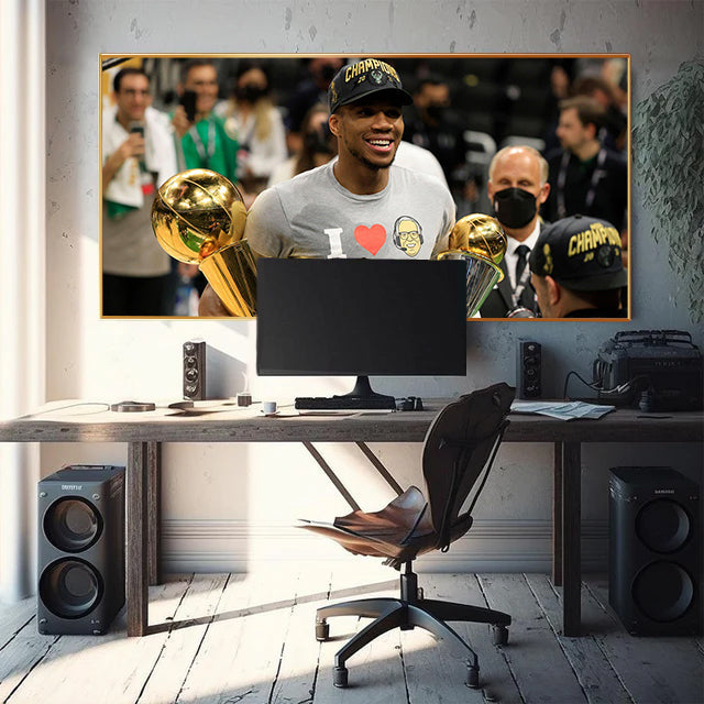 Giannis Antetokounmpo Wall Art