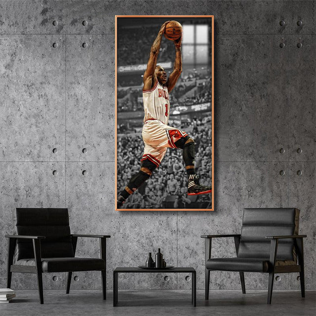 Derrick Rose Wall Art