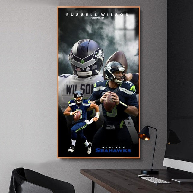 Russell Wilson Wall Art