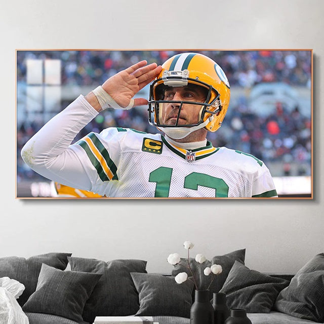 Aaron Rodgers Wall Art