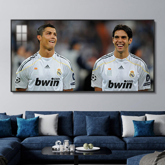 Cristiano Ronald and Kaka Wall Art
