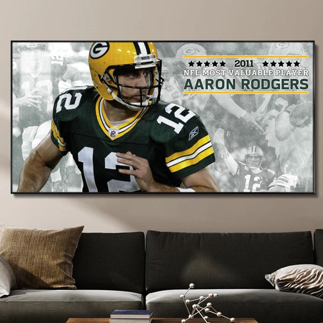 Aaron Rodgers Wall Art