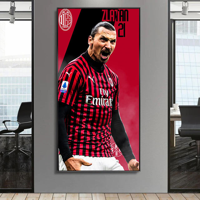Zlatan Ibrahimovic Wall Art