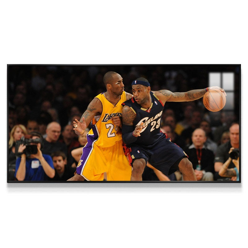 Kobe Bryant and LeBron James Wall Art