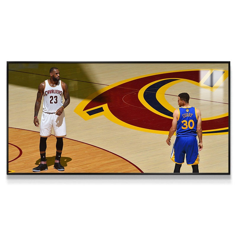 LeBron James and Stephen Curry Wall Art