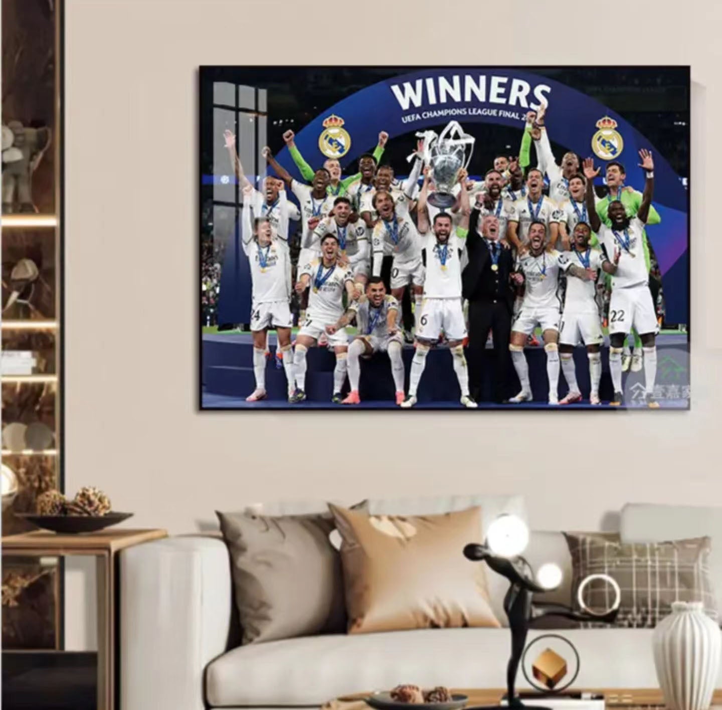 REAL MADRID 2023–24 UEFA Champions League WALL ART