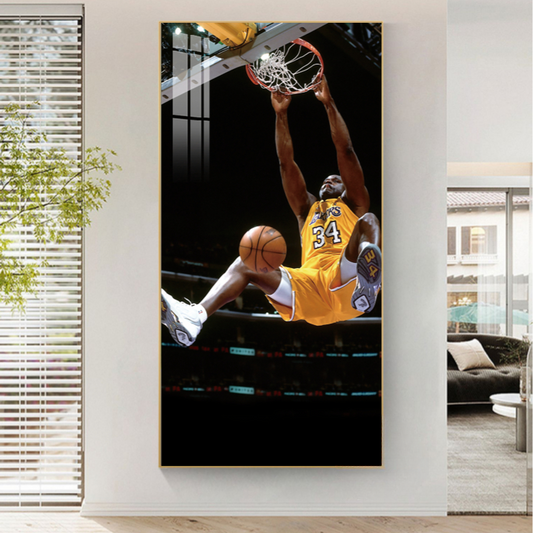 Shaquille O'Neal Dunk Wall Art