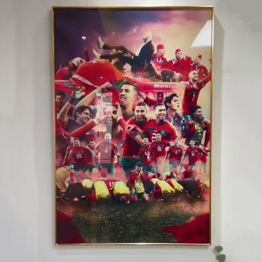 Morocco National Team 2022 Wall Art