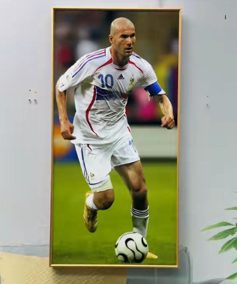 ZINEDINE ZIDANE WALL ART