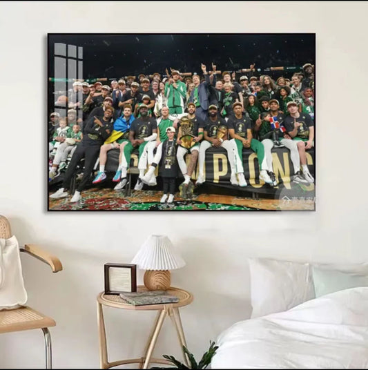 BOSTON CELTICS 2024 NBA Champions WALL ART