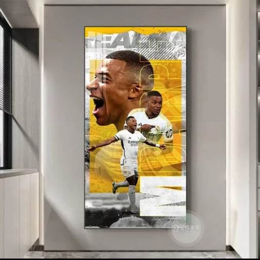 Kylian Mbappe Wall Art
