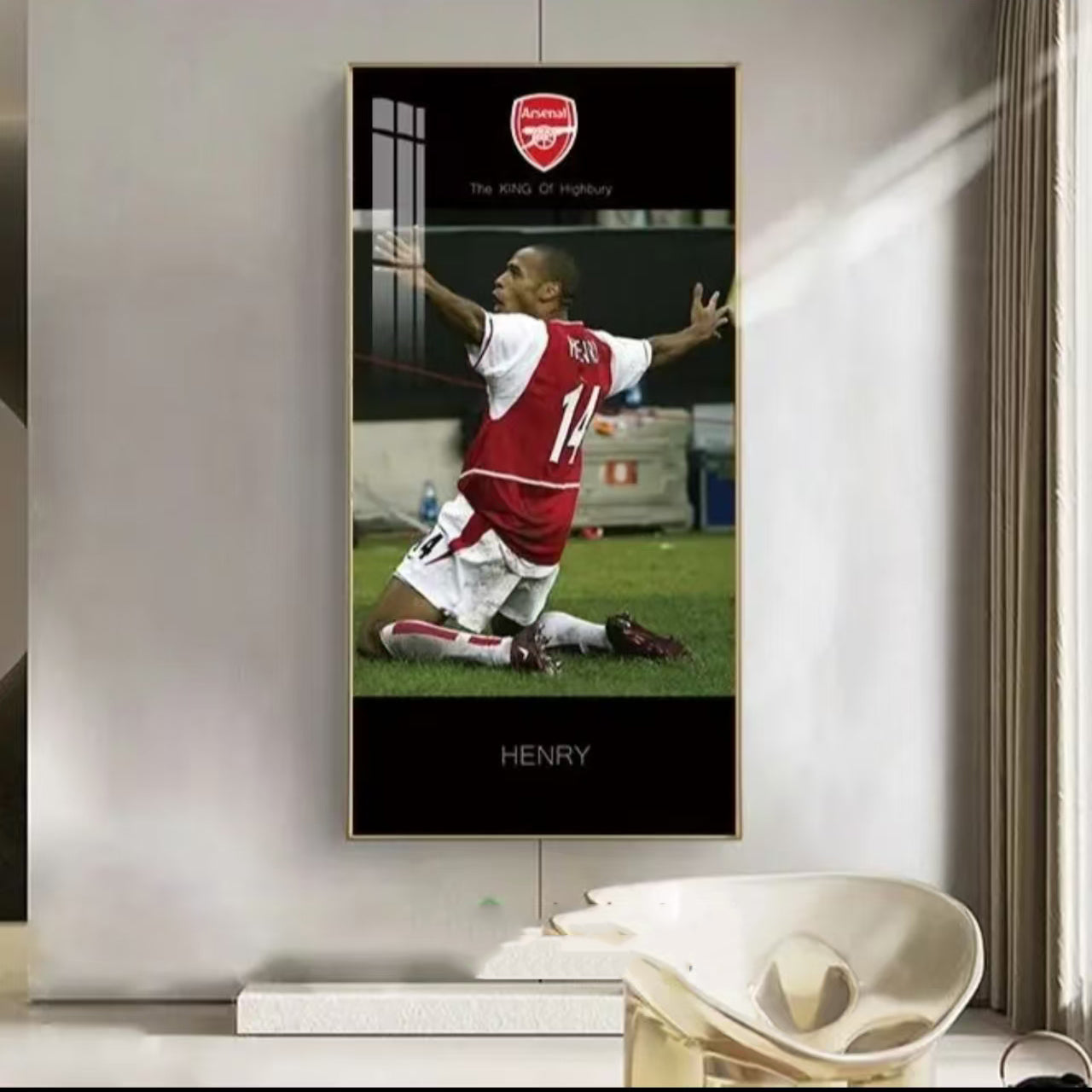 THIERRY HENRY WALL ART