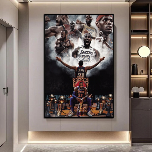LEBRON JAMES WALL ART