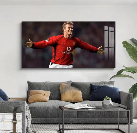 Beckham celebrates decorative wall art