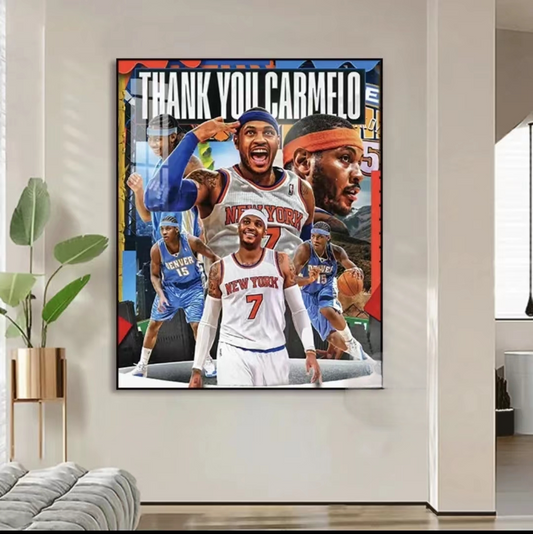 Carmelo Anthony Classic Decorative Wall Art