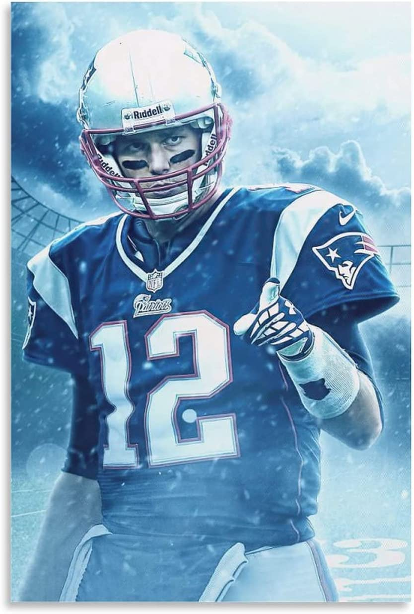 Tom Brady  Football Decorative Wall Art