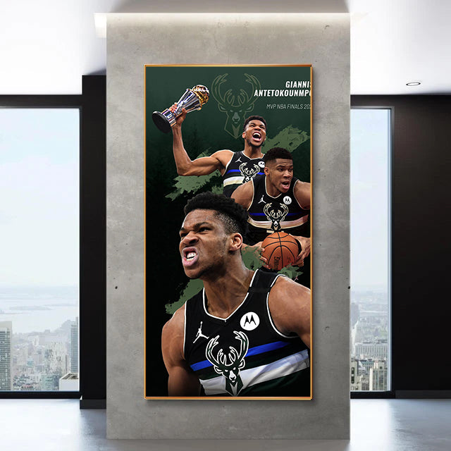 Giannis Antetokounmpo Wall Art