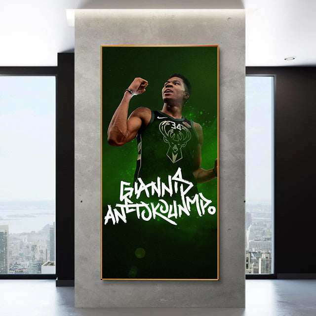 Giannis Antetokounmpo Wall Art
