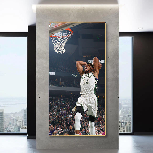 Giannis Antetokounmpo Wall Art