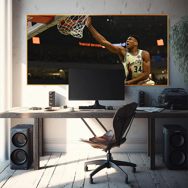 Giannis Antetokounmpo Wall Art