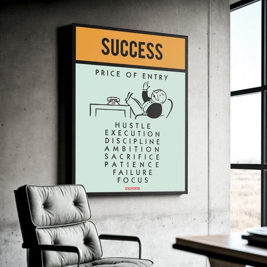 SUCCESS WALL ART