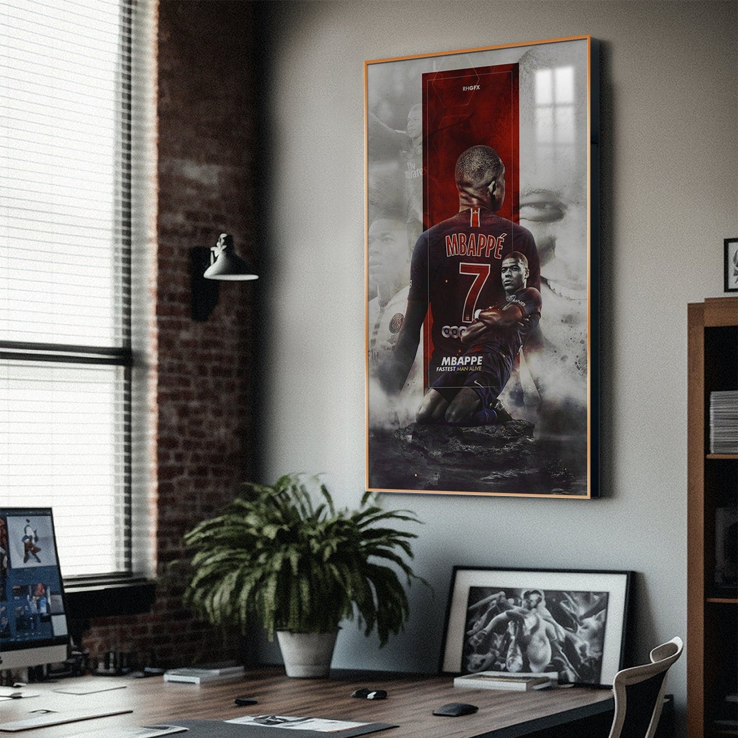 Kylian Mbappe Wall Art