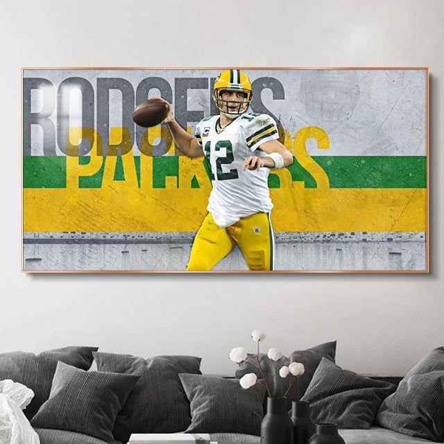 Aaron Rodgers Wall Art