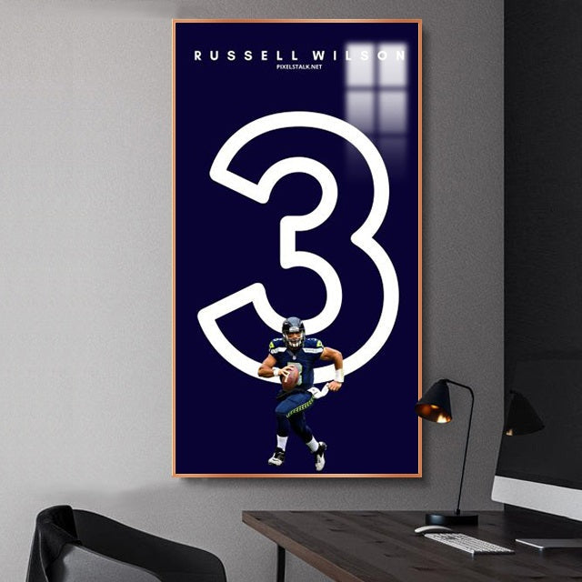 Russell Wilson Wall Art