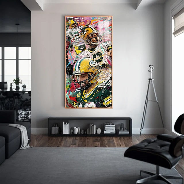 Aaron Rodgers Wall Art