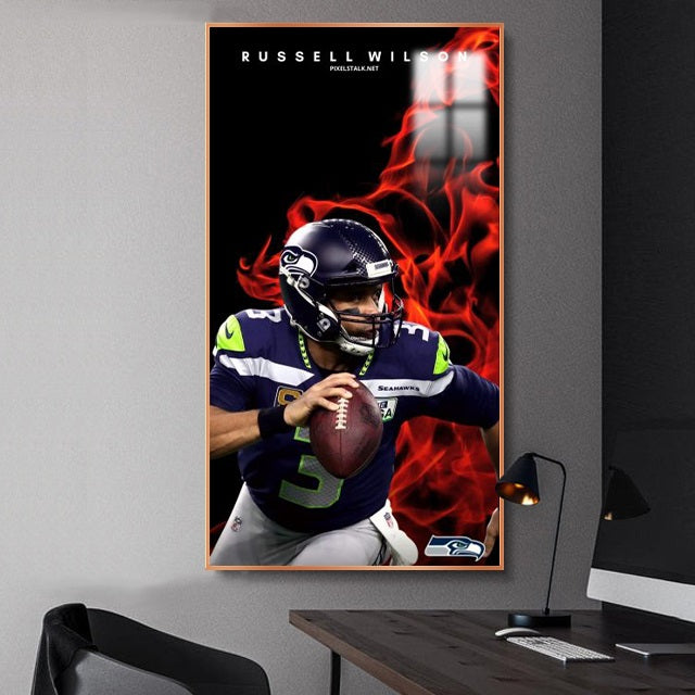 Russell Wilson Wall Art