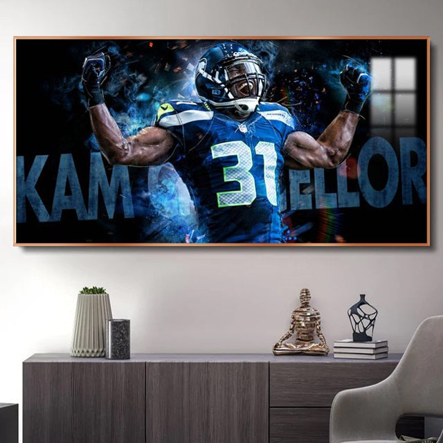 Russell Wilson Wall Art
