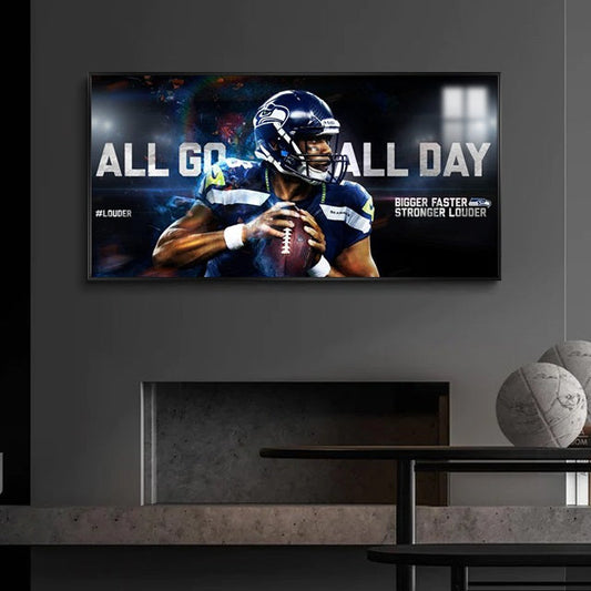 Russell Wilson Wall Art