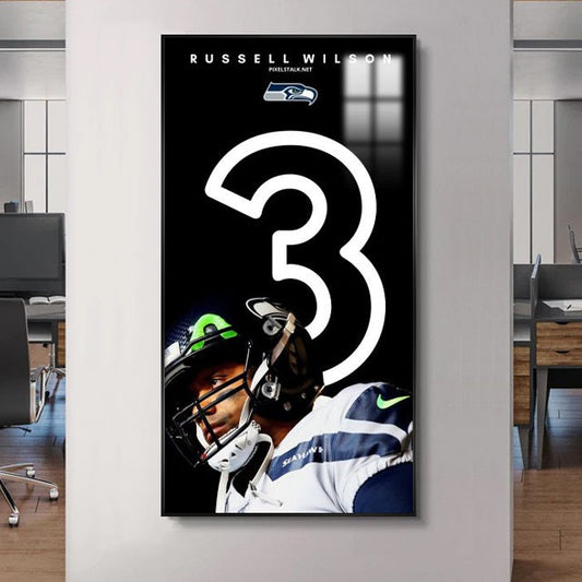 Russell Wilson Wall Art