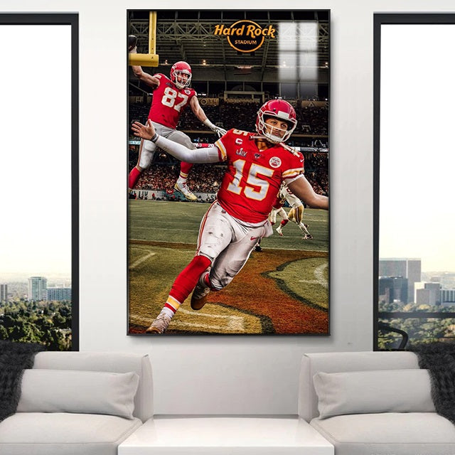 Patrick Mahomes II Wall Art