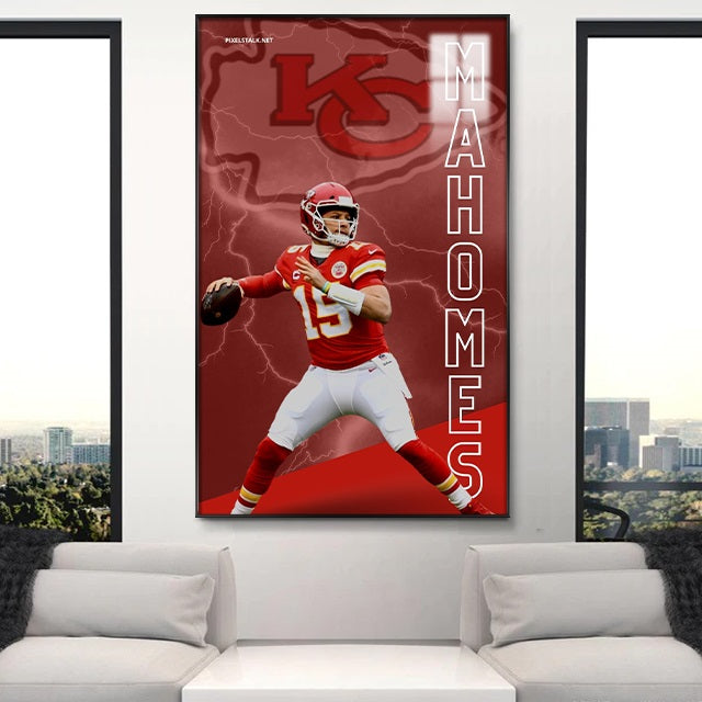 Patrick Mahomes II Wall Art