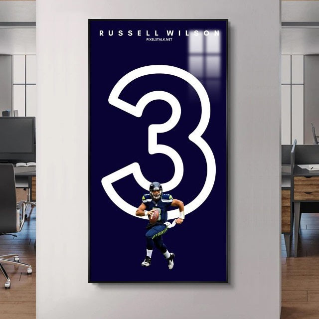 Russell Wilson Wall Art