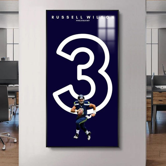 Russell Wilson Wall Art