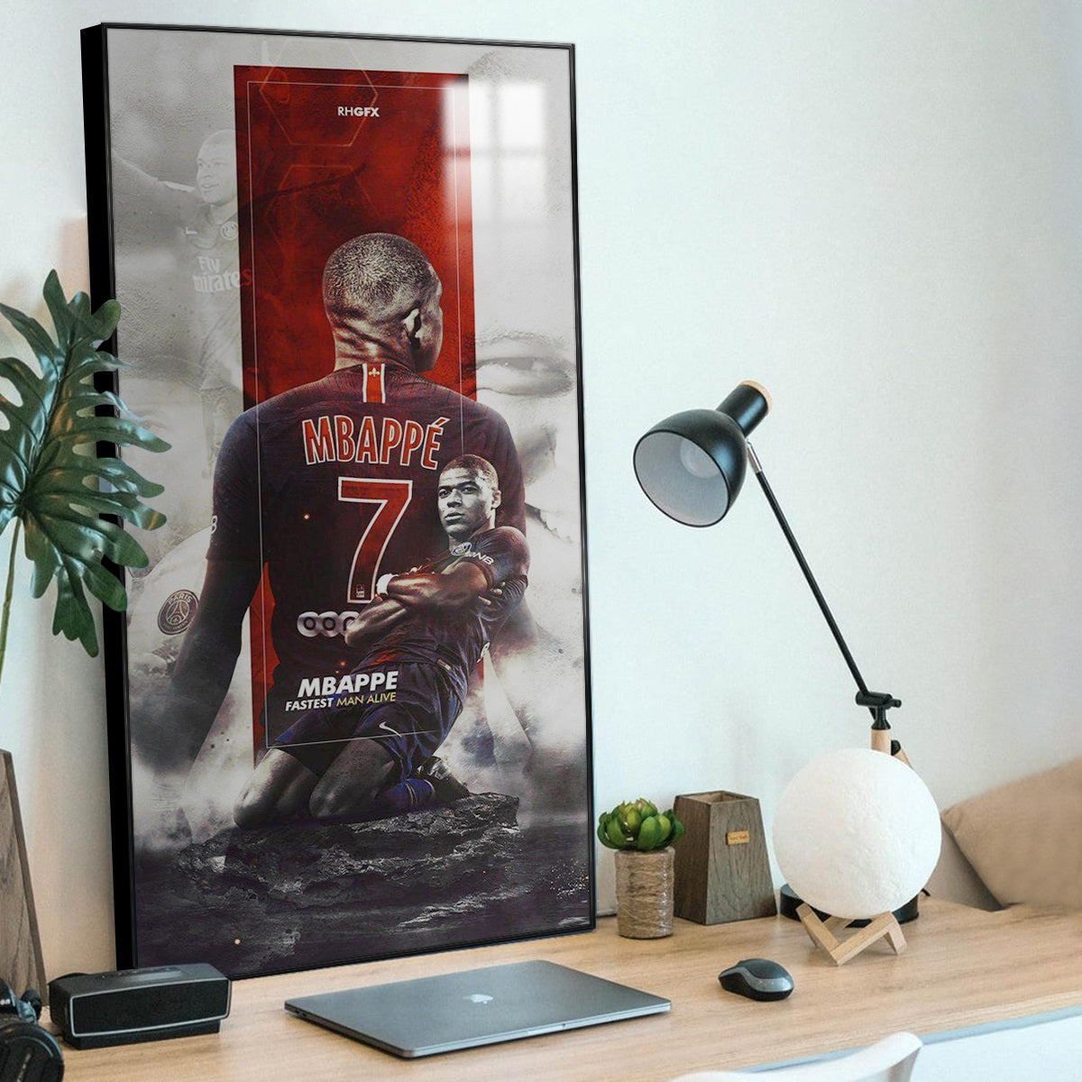 Kylian Mbappe Wall Art
