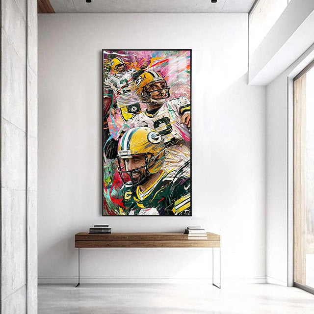 Aaron Rodgers Wall Art