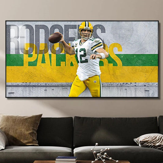 Aaron Rodgers Wall Art