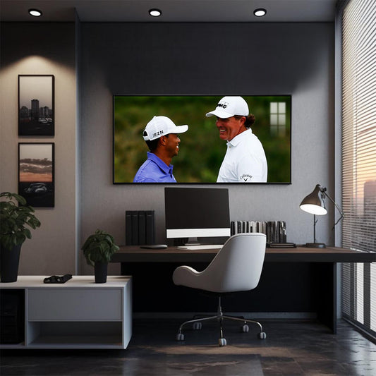 Tiger Woods and Phil Mickelson Wall Art