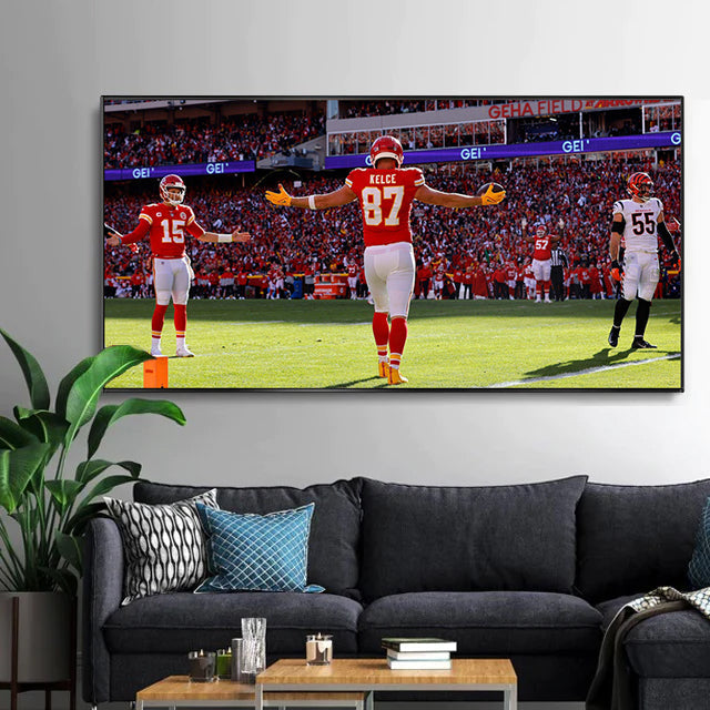 Travis Kelce Wall Art